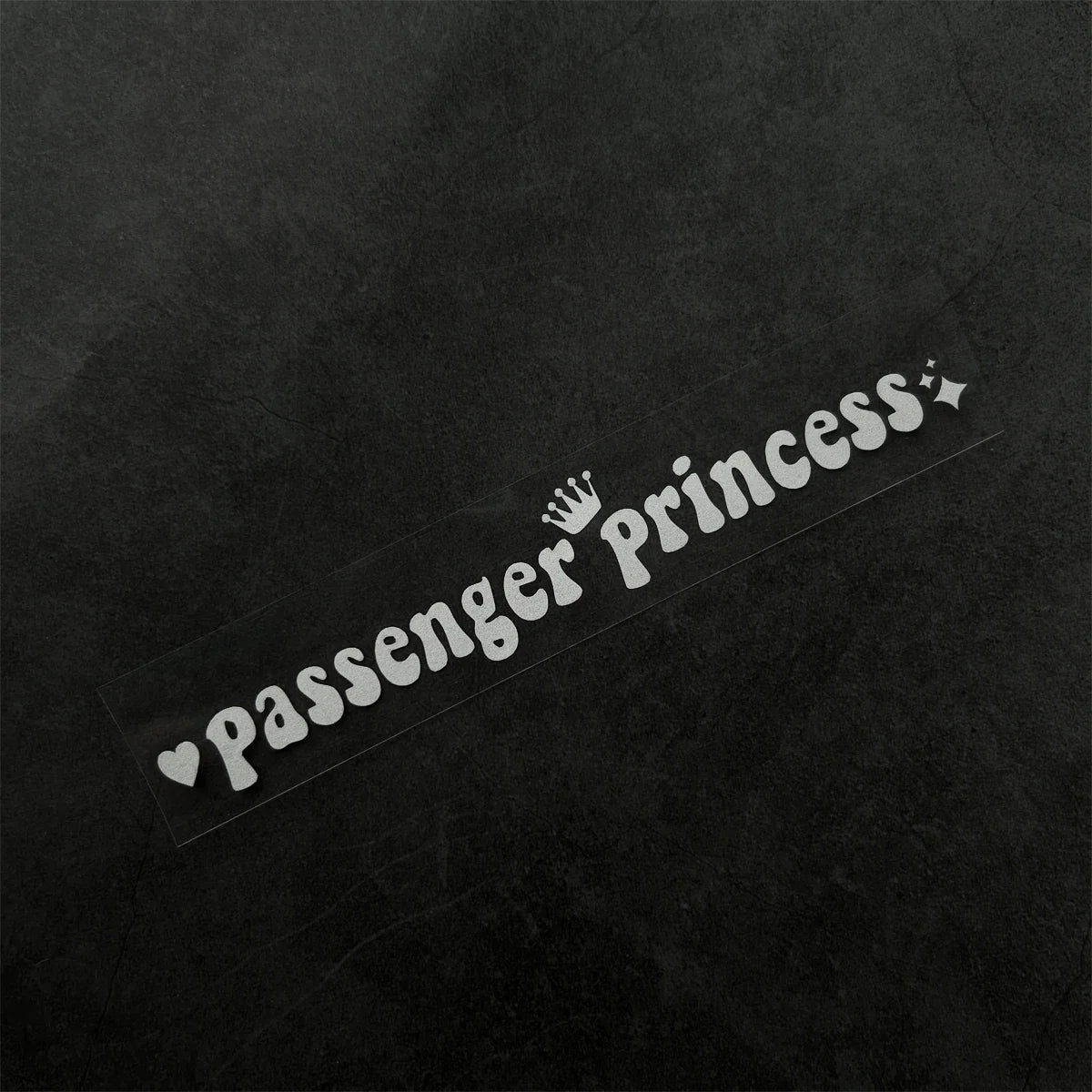 Passenger Princess Reflective Moto Stickers Decor Motorcycle Scooter Auto Body Head Windshield Tank Fender Accessories Decal