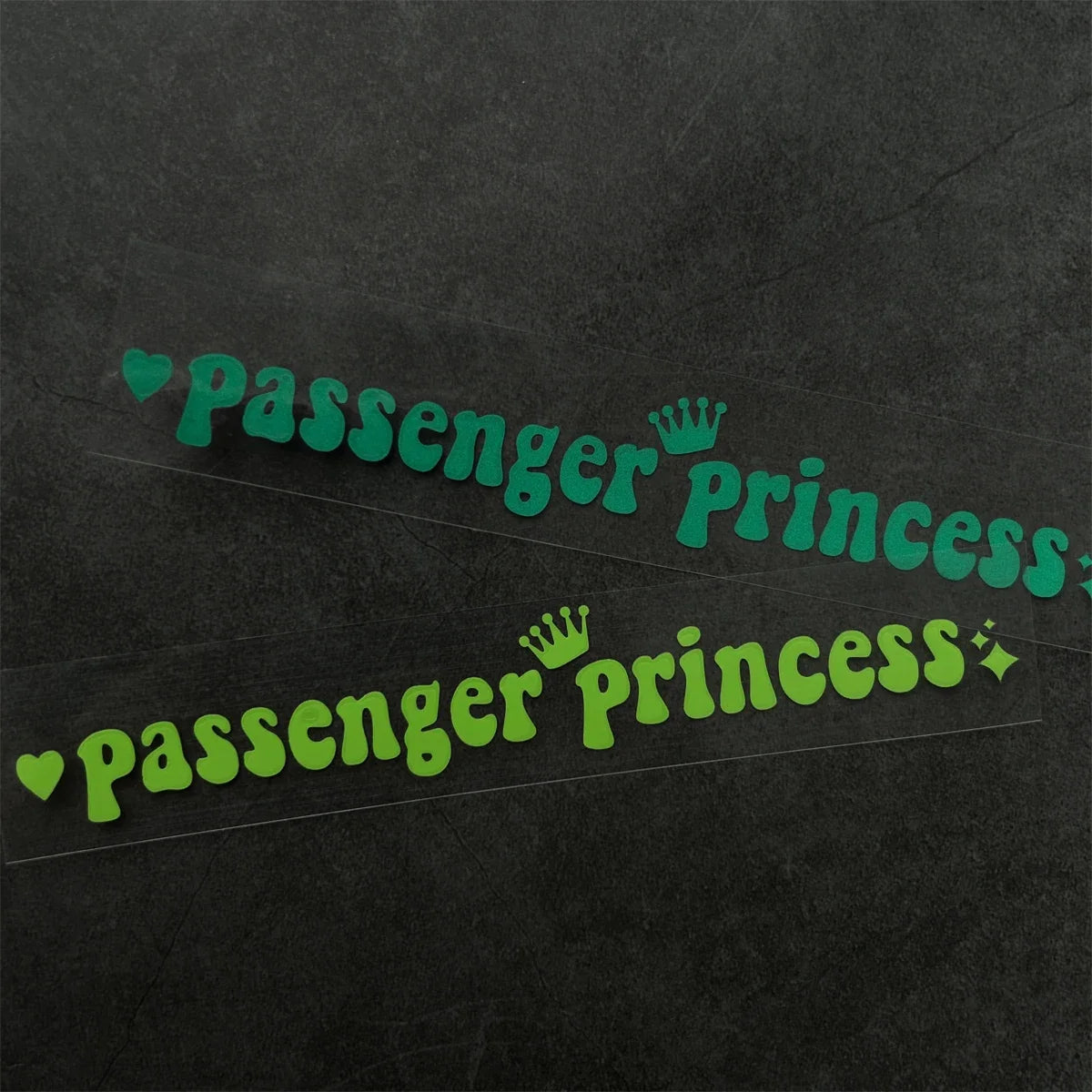 Passenger Princess Reflective Moto Stickers Decor Motorcycle Scooter Auto Body Head Windshield Tank Fender Accessories Decal
