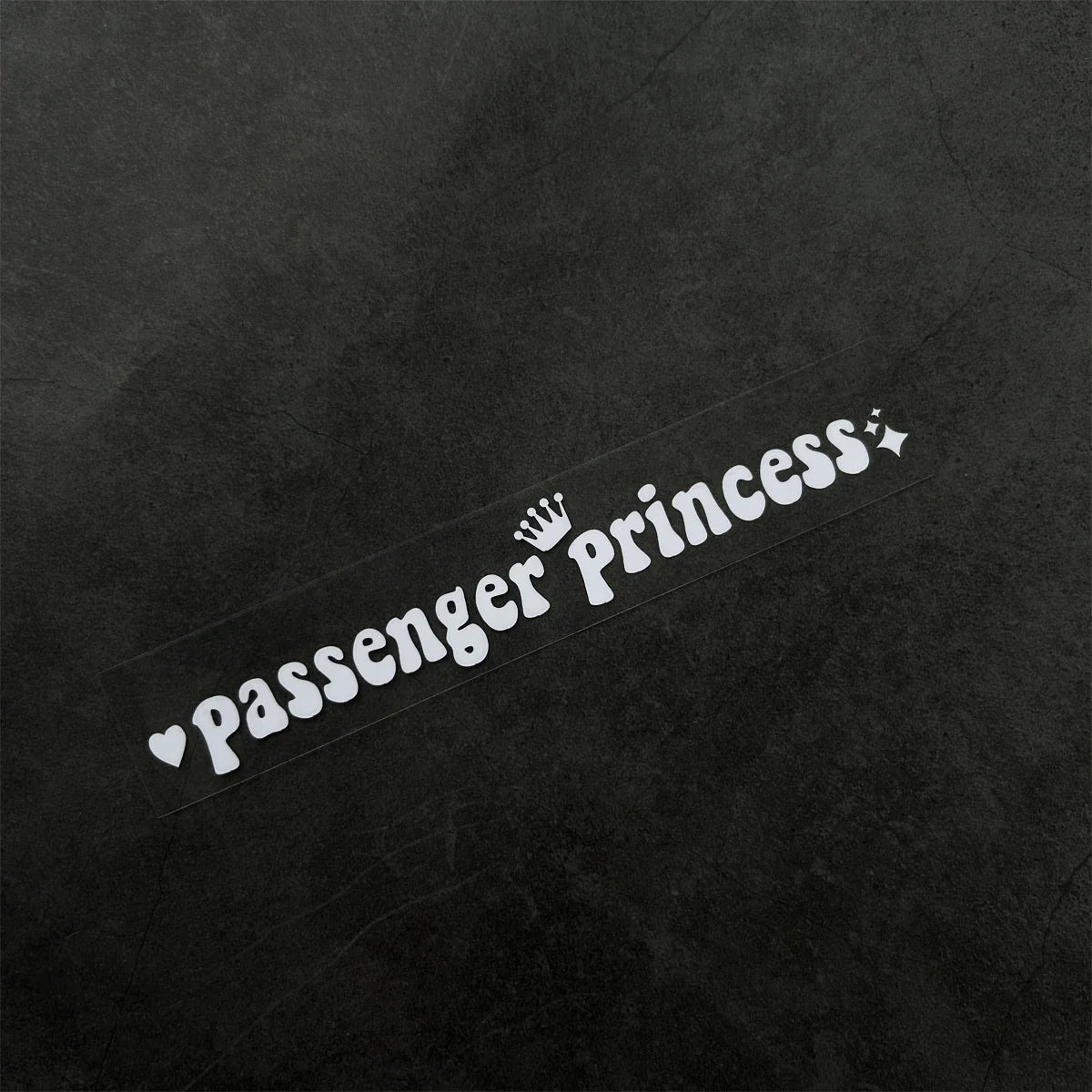 Passenger Princess Reflective Moto Stickers Decor Motorcycle Scooter Auto Body Head Windshield Tank Fender Accessories Decal