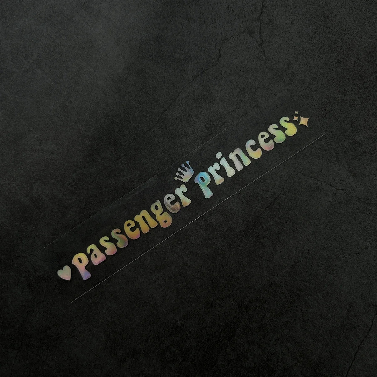 Passenger Princess Reflective Moto Stickers Decor Motorcycle Scooter Auto Body Head Windshield Tank Fender Accessories Decal
