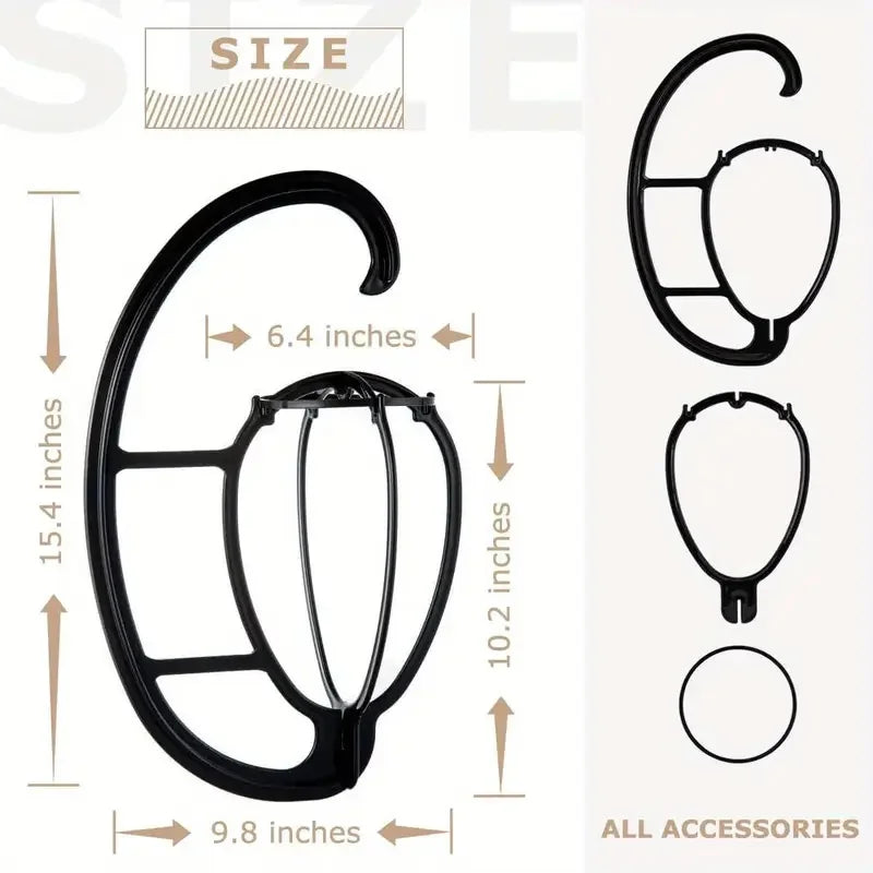 Wig Hanger Portable Hanging Wig Stand for Wigs Collapsible Wig Durable Wig Hanging stand Collapsible Wig
