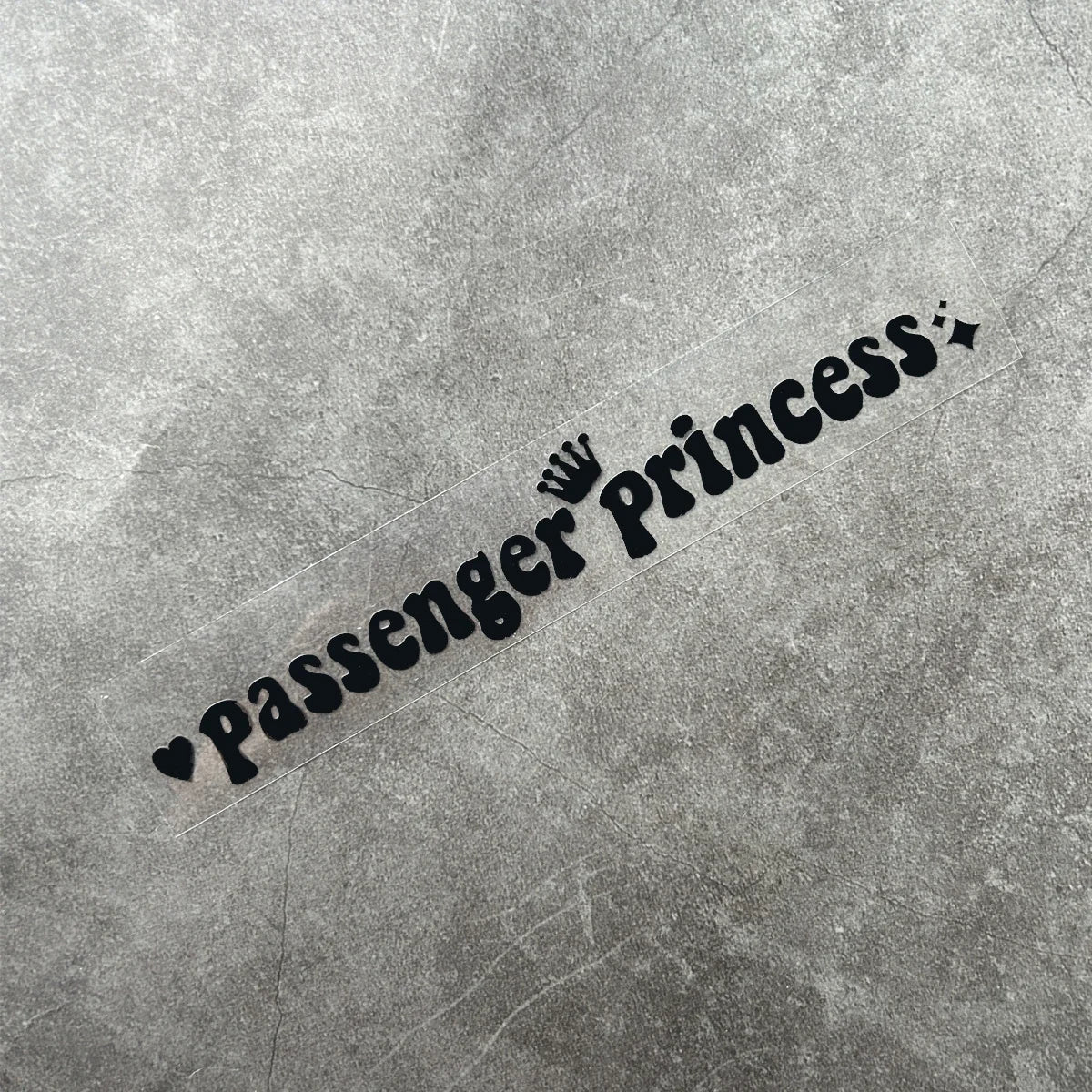 Passenger Princess Reflective Moto Stickers Decor Motorcycle Scooter Auto Body Head Windshield Tank Fender Accessories Decal
